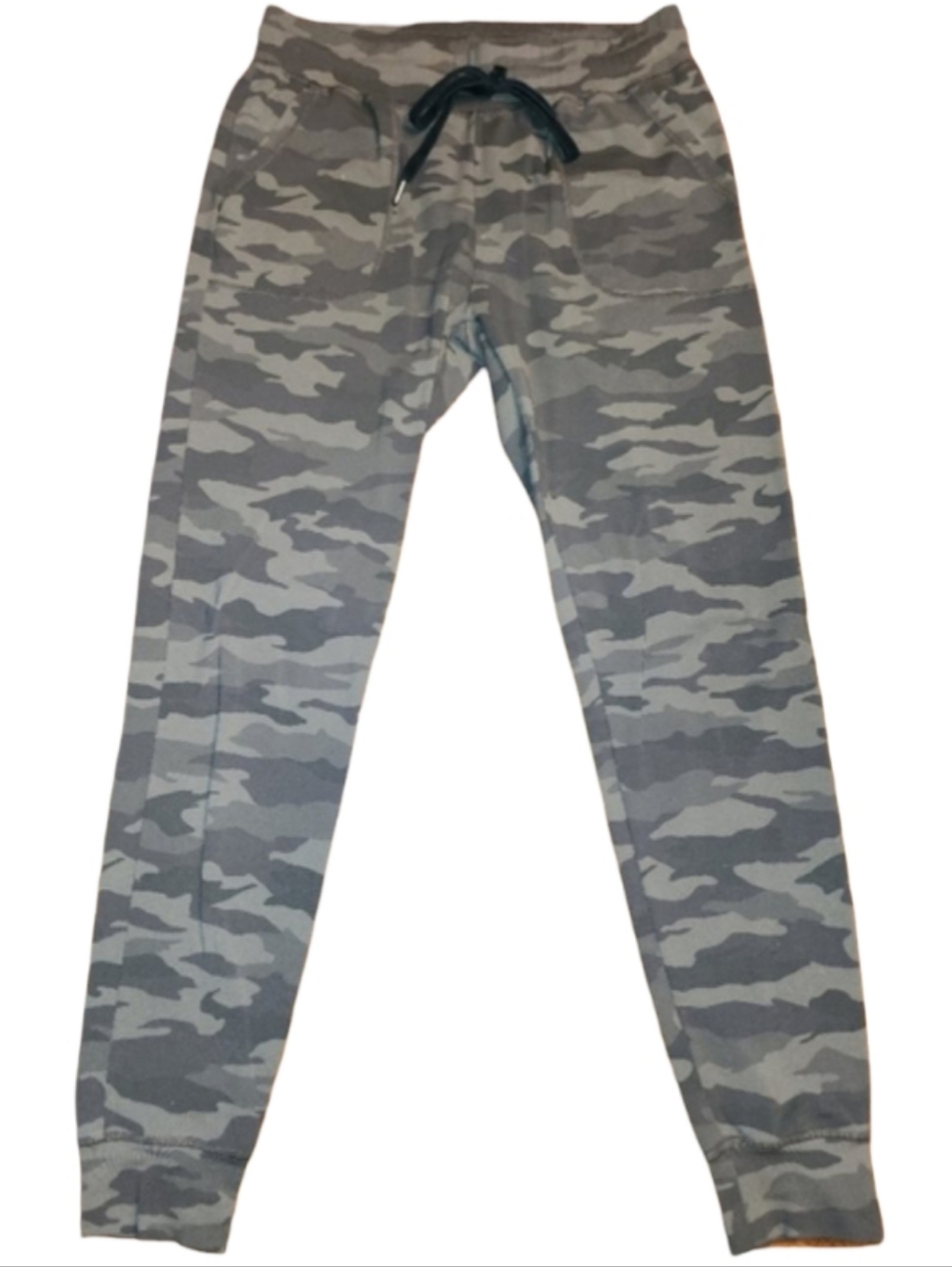ZYIA ACTIVE Camo Print Unwind Jogger Pants Women's Sz S Green Gray